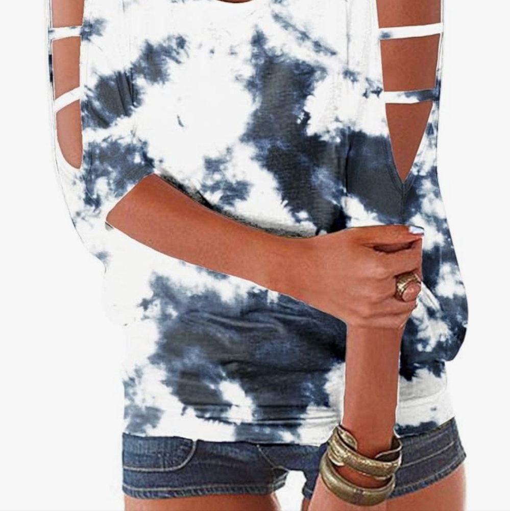 Cut Out Shoulder Top